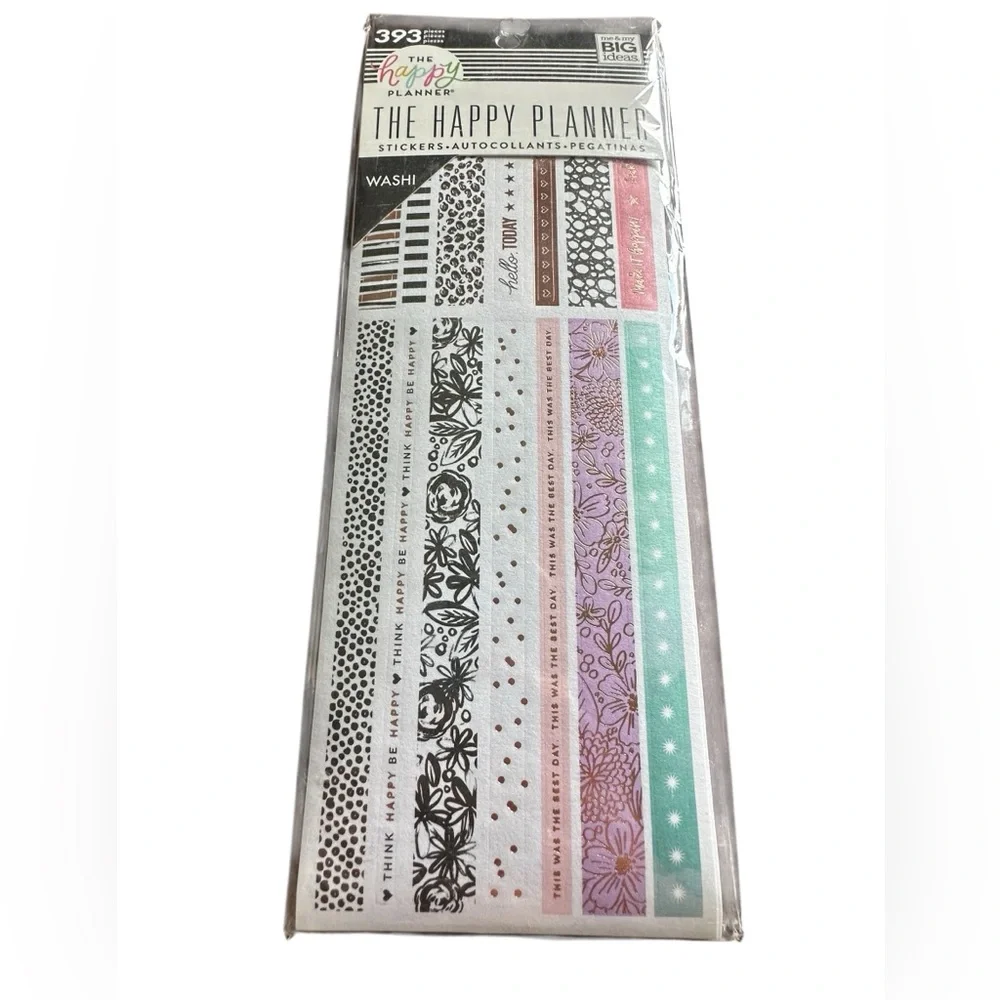 The Happy Planner Washi Stickers Homebody Enamel Stickers